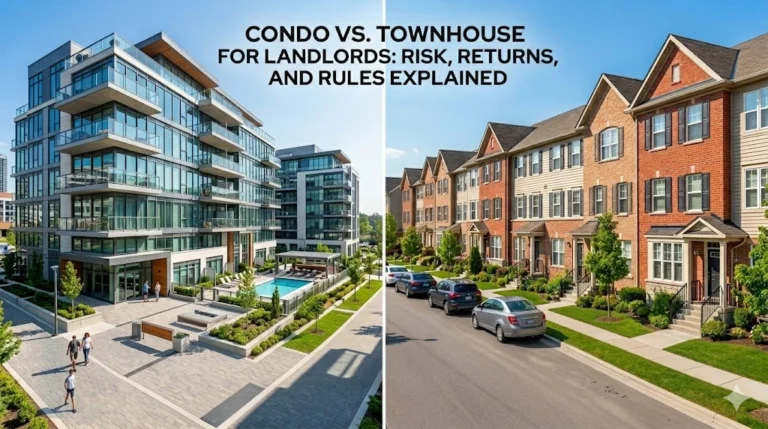 Condo vs. Townhouse for Landlords: Risk, Returns, and Rules Explained