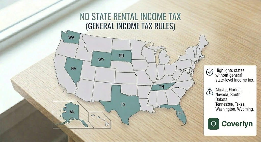  how is rental income taxed: The property location rule
